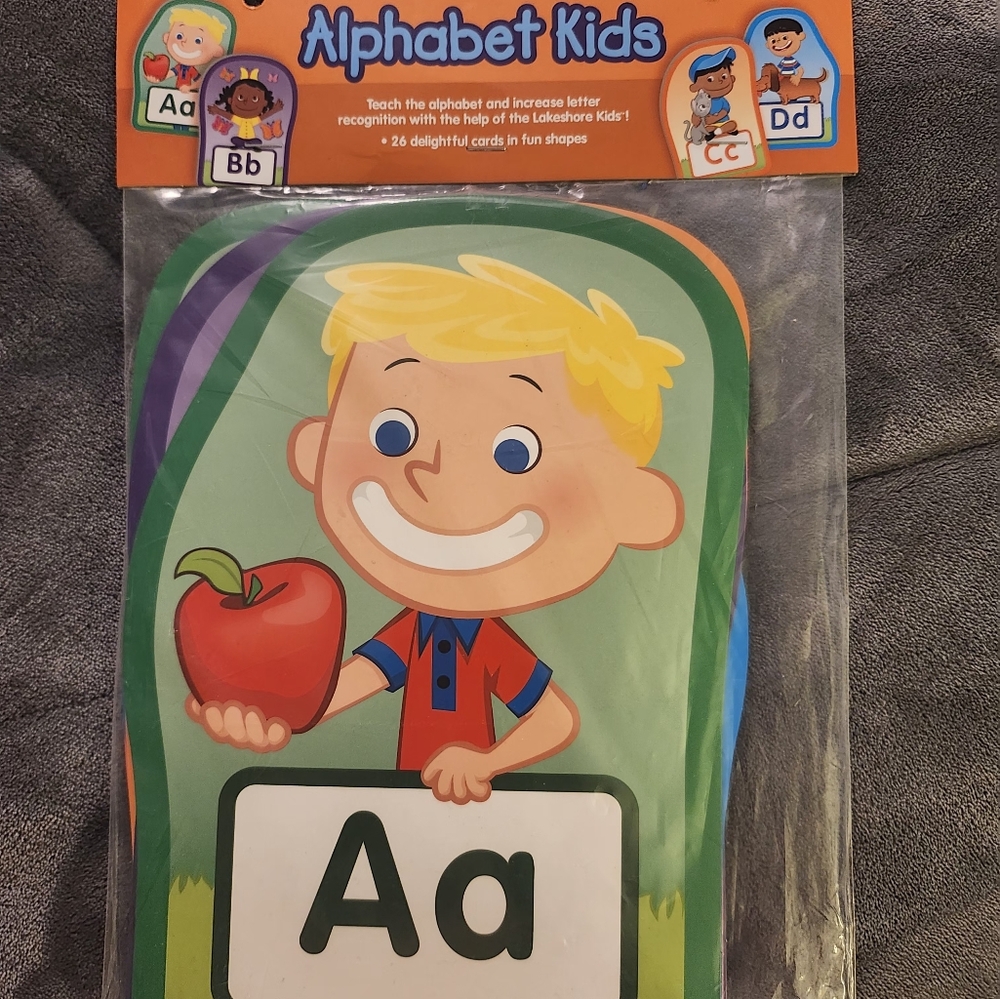 Alphabet Kids Educational Toy Set - Green and Blue
